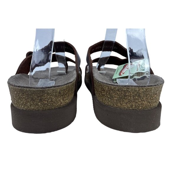 Mephisto Women's Helen Thong Sandal in Chestnut Leather, Size EU 37 / US 7 M - Picture 7 of 11